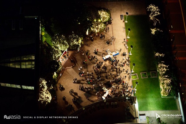 Bird's eye view on ClickDealer's Social event