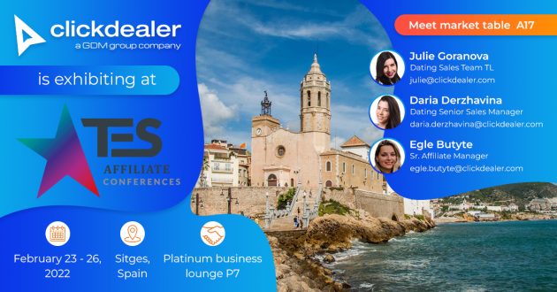 ClickDealer is exhibiting at The European Summit 2022! - ClickDealer Blog