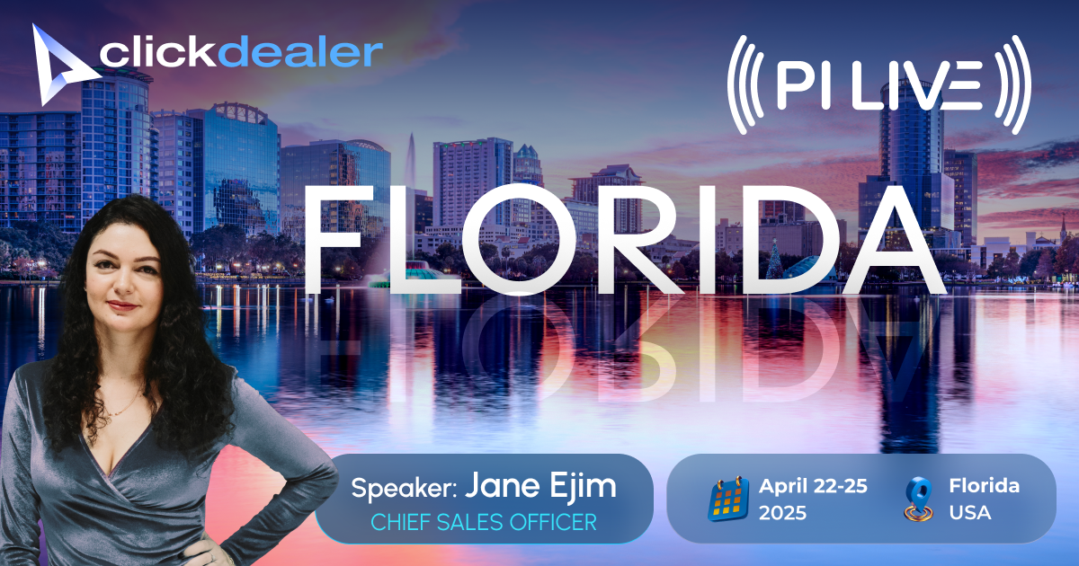 Meet ClickDealer at PI LIVE