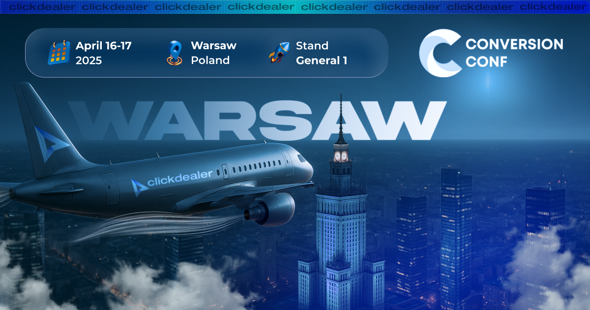 Meet ClickDealer team at Conversion Conf in Warsaw