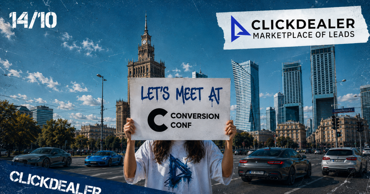 ClickDealer at Conversion Forum Warsaw 2026 on October 14